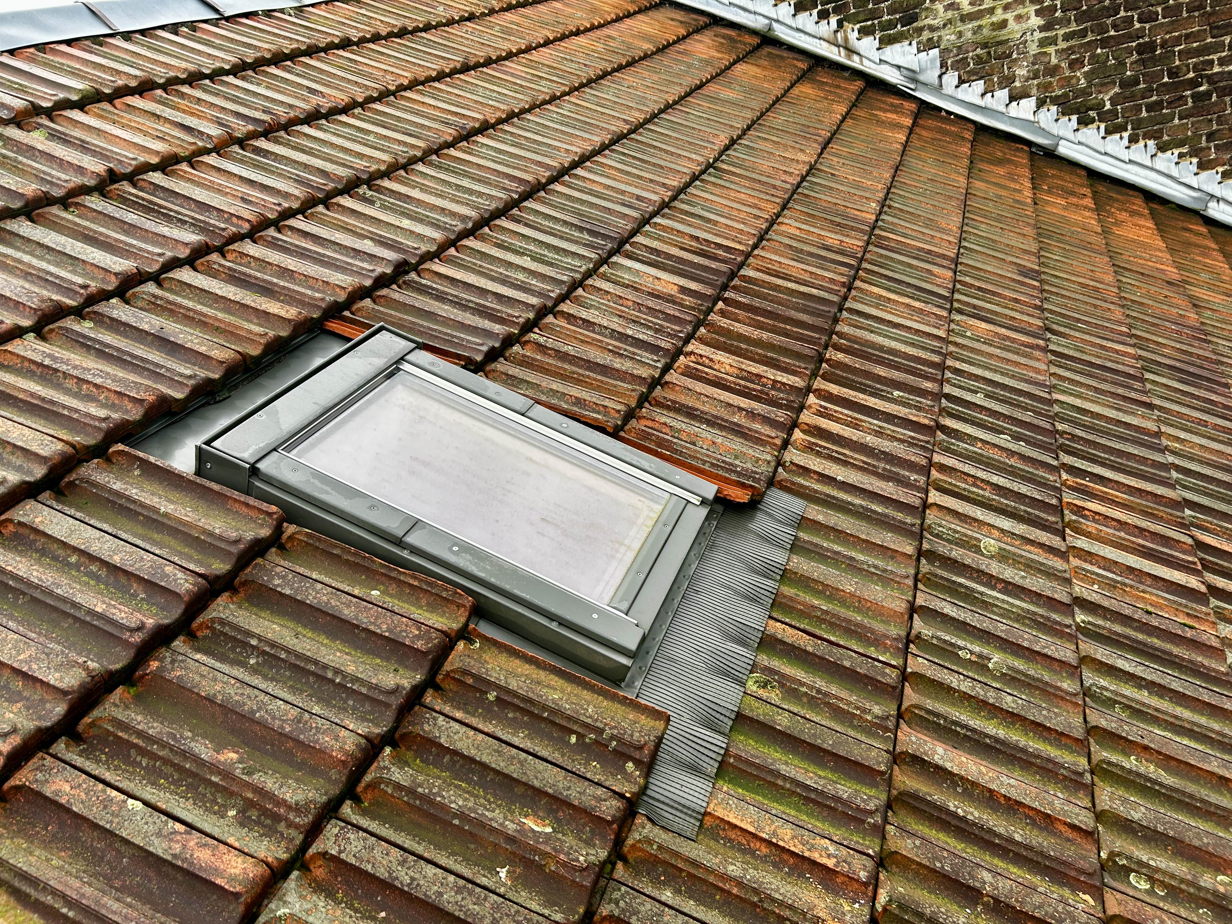 Toiture non terminée