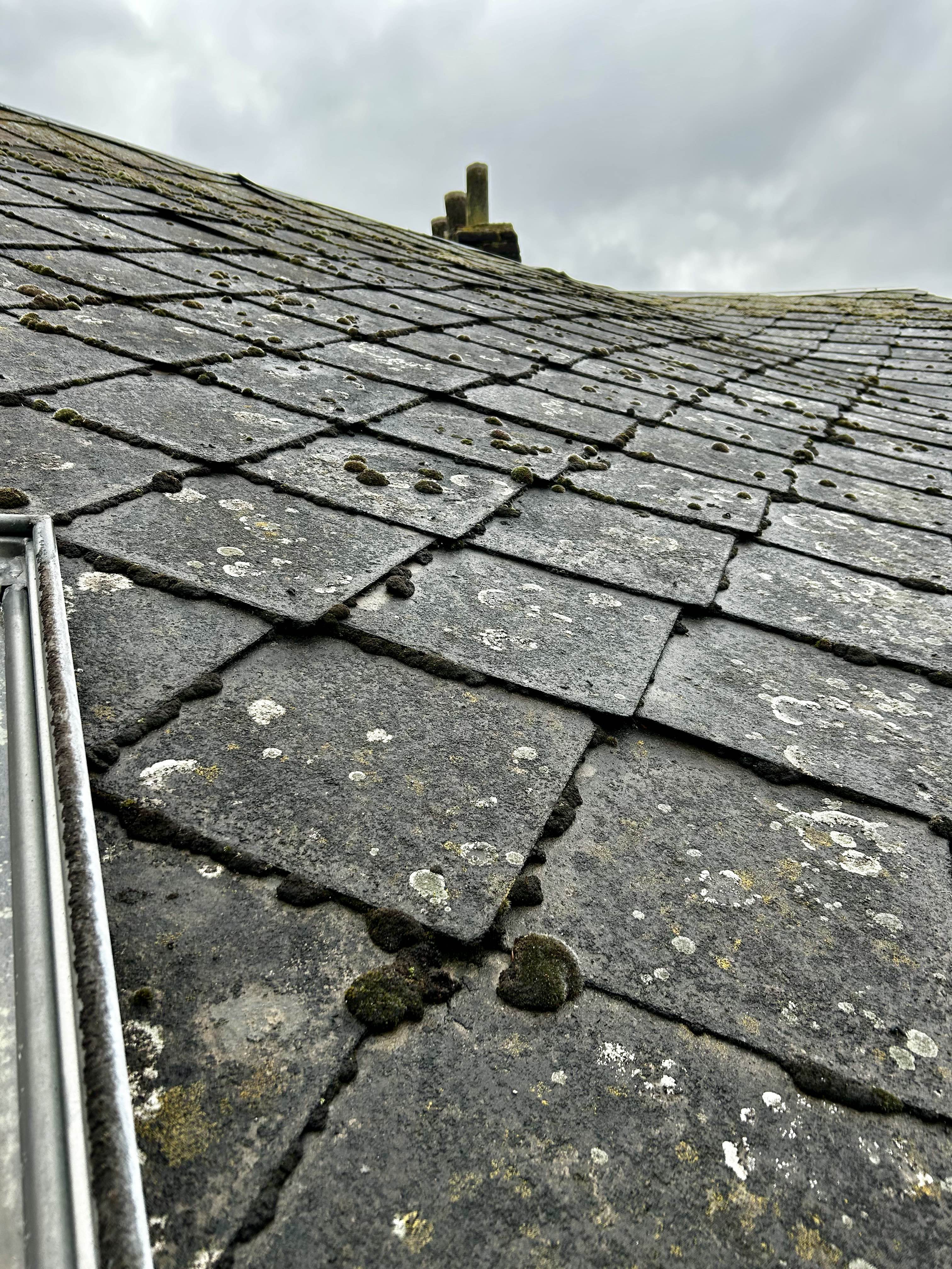 Toiture non terminée