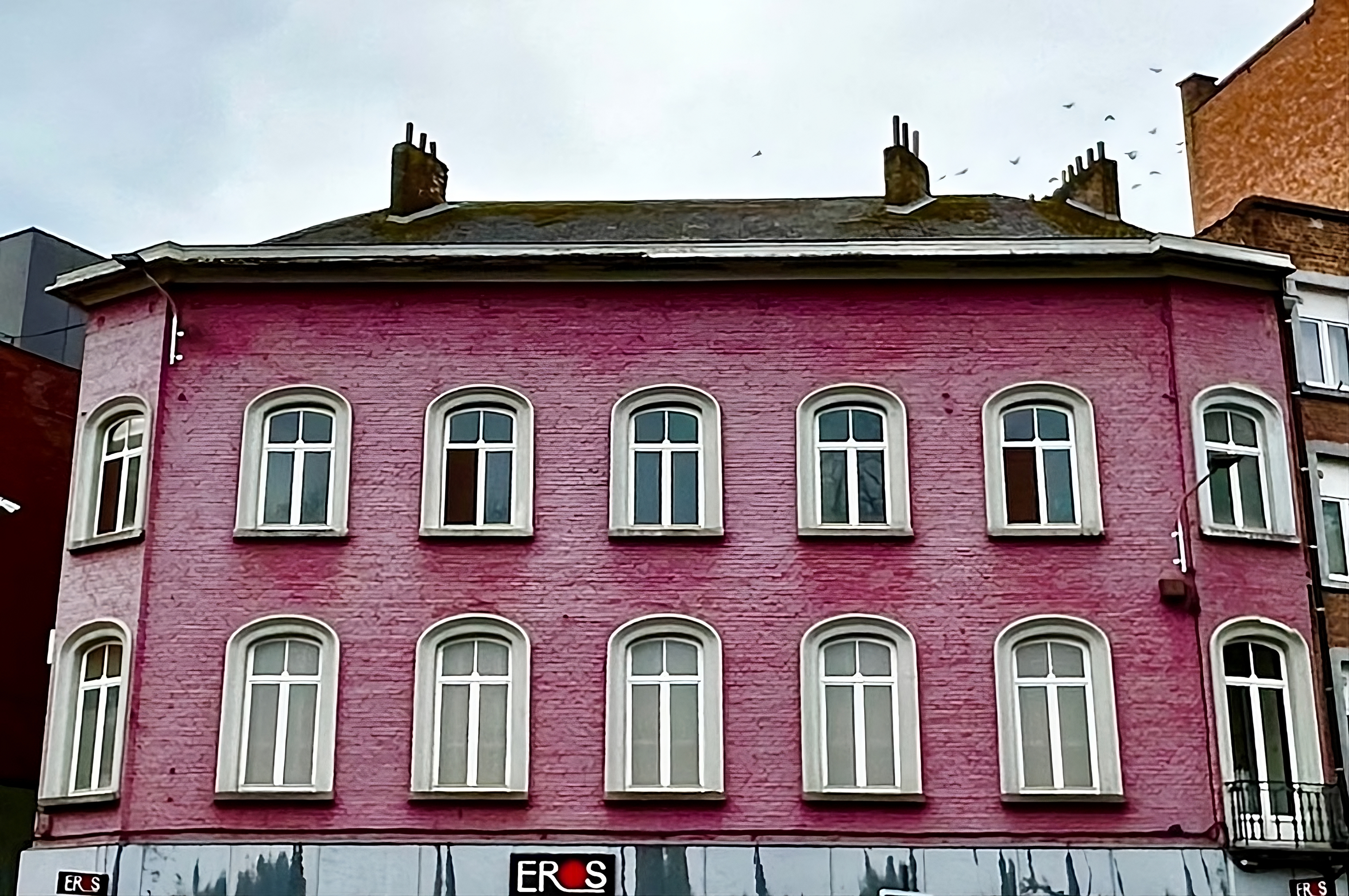 Toiture non terminée